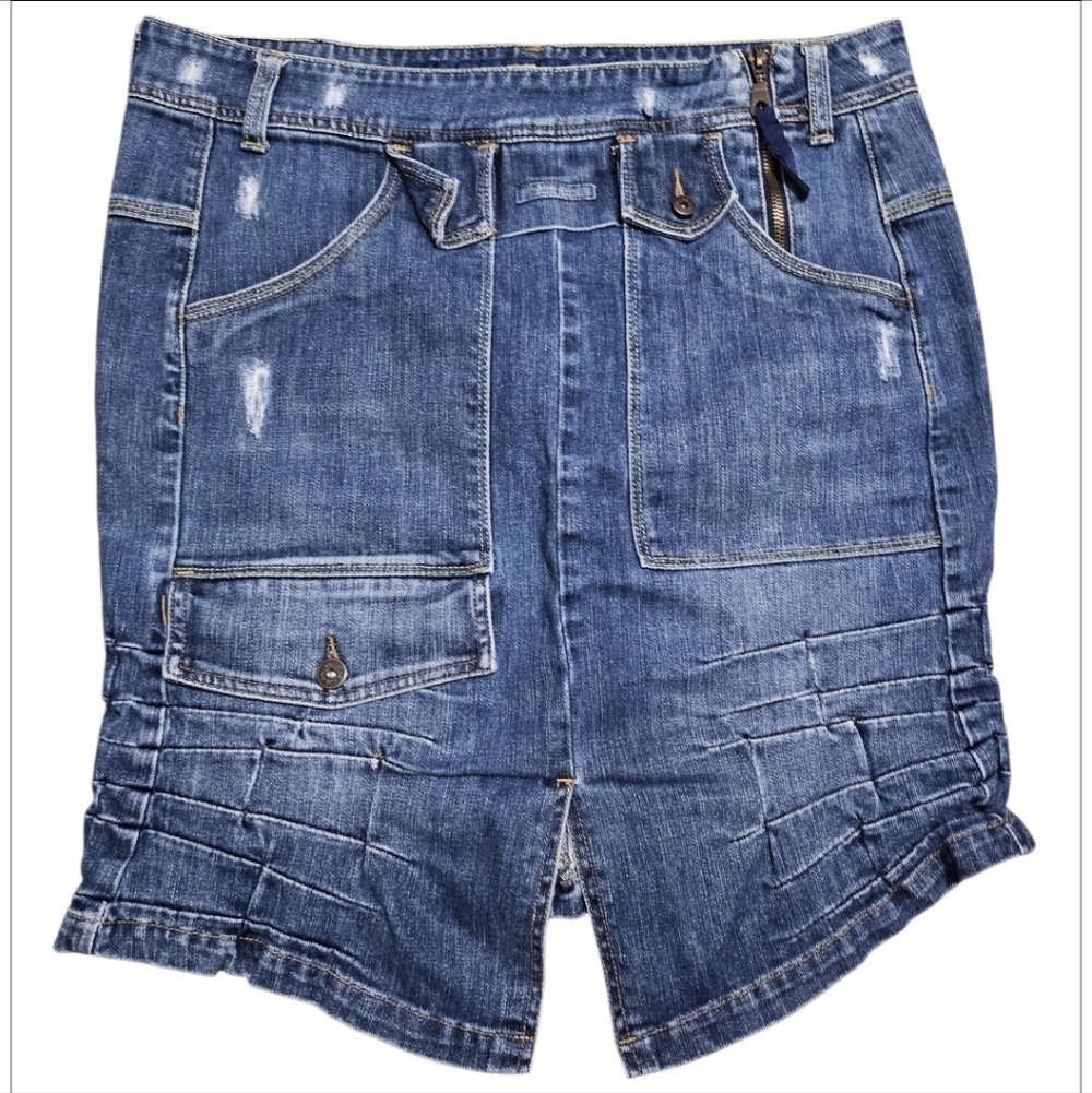 Marithe Francoise Girbaud Denin Skirt 34